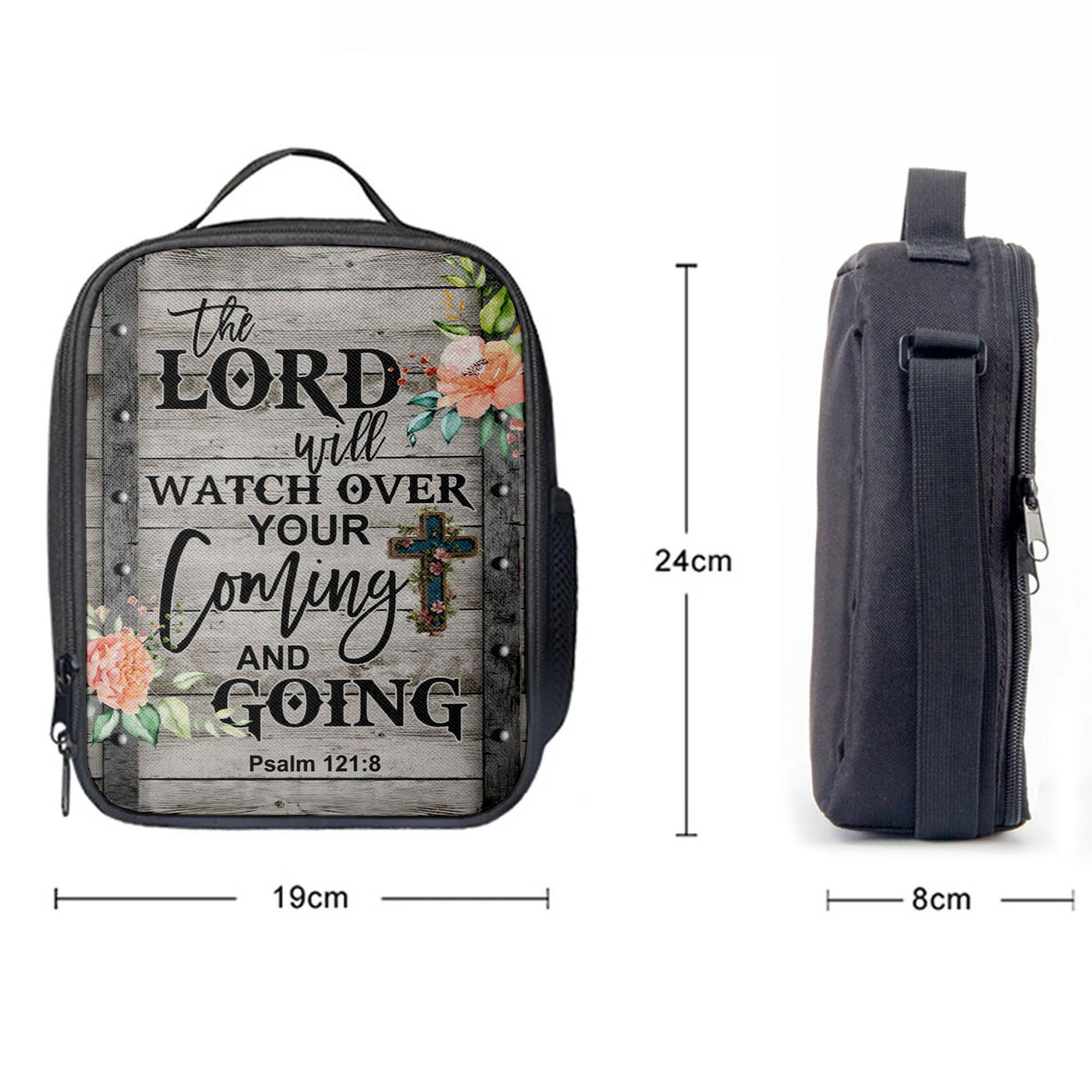 The Lord Will Watch Over Your Coming And Going Psalm 1218 Lunchbag, Bible Verse Lunchbag, Scripture Lunch Bag
