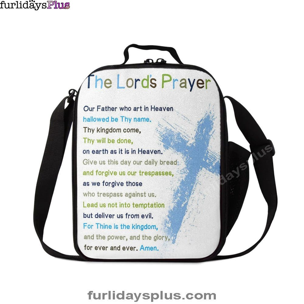 The Lords Prayer Bible Verse Lunch Bag, Christian Daughter Gifts, Christian Lunchbag Lunch Bag