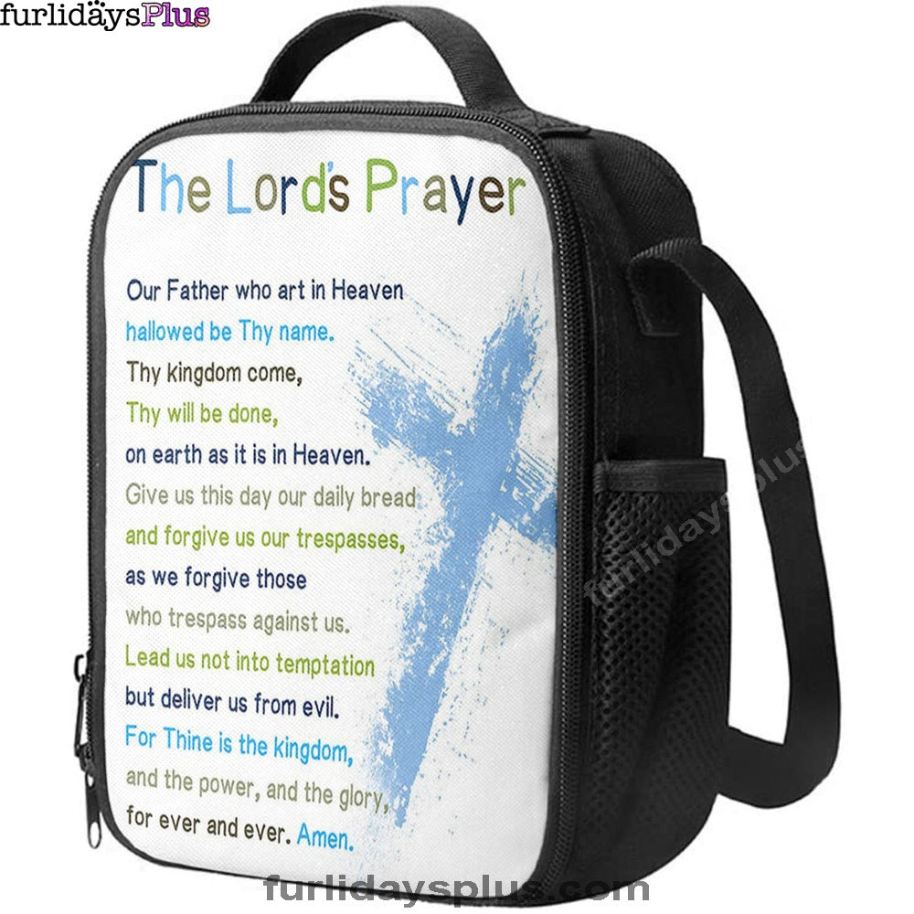 The Lords Prayer Bible Verse Lunch Bag, Christian Daughter Gifts, Christian Lunchbag Lunch Bag