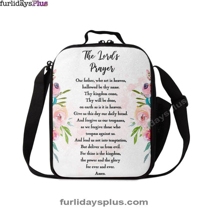 The Lords Prayer Lunchbag, Bible Verse Lunch Bag, Gift For Women, Pastor