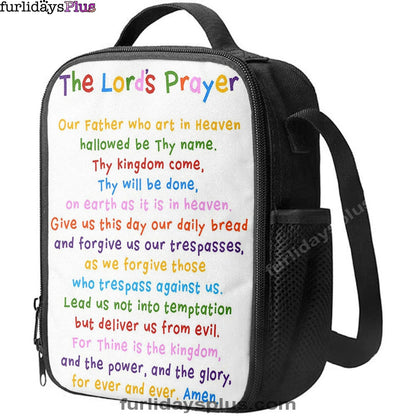 The Lords Prayer Lunchbag Lunch Bag, Christian Lunchbag Lunch Bag
