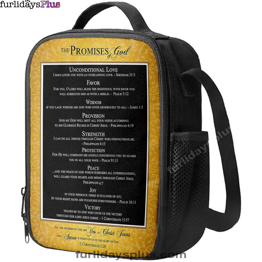 The Promises Of God Lunchbag Lunch Bag, 2 Corinthians 1 20, Christian Lunchbag Lunch Bag