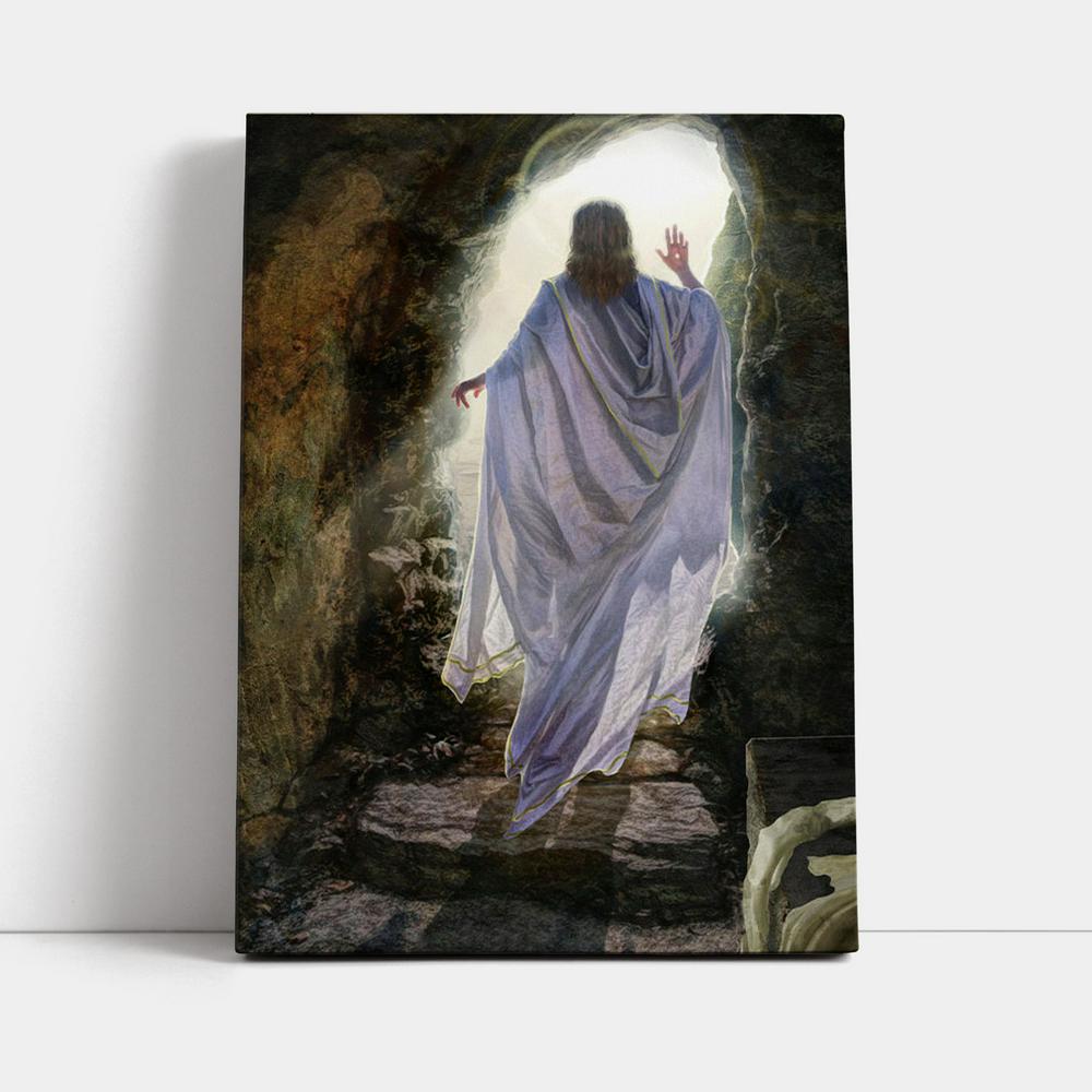 The Resurrection Of Jesus Canvas Pictures - Christian Wall Art - Jesus Canvas Art