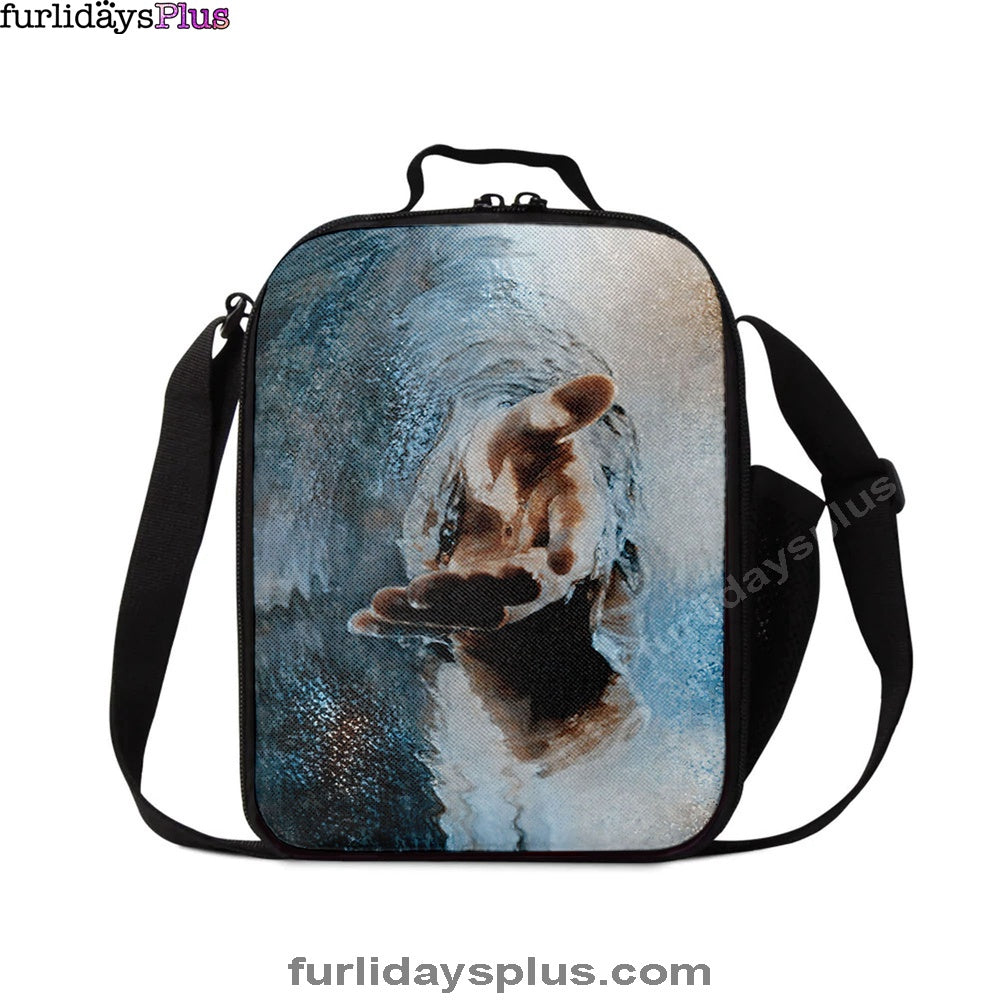The Saving Hand Of God Lunchbag, Christian Lunchbag, Bible Verse Lunch Bag