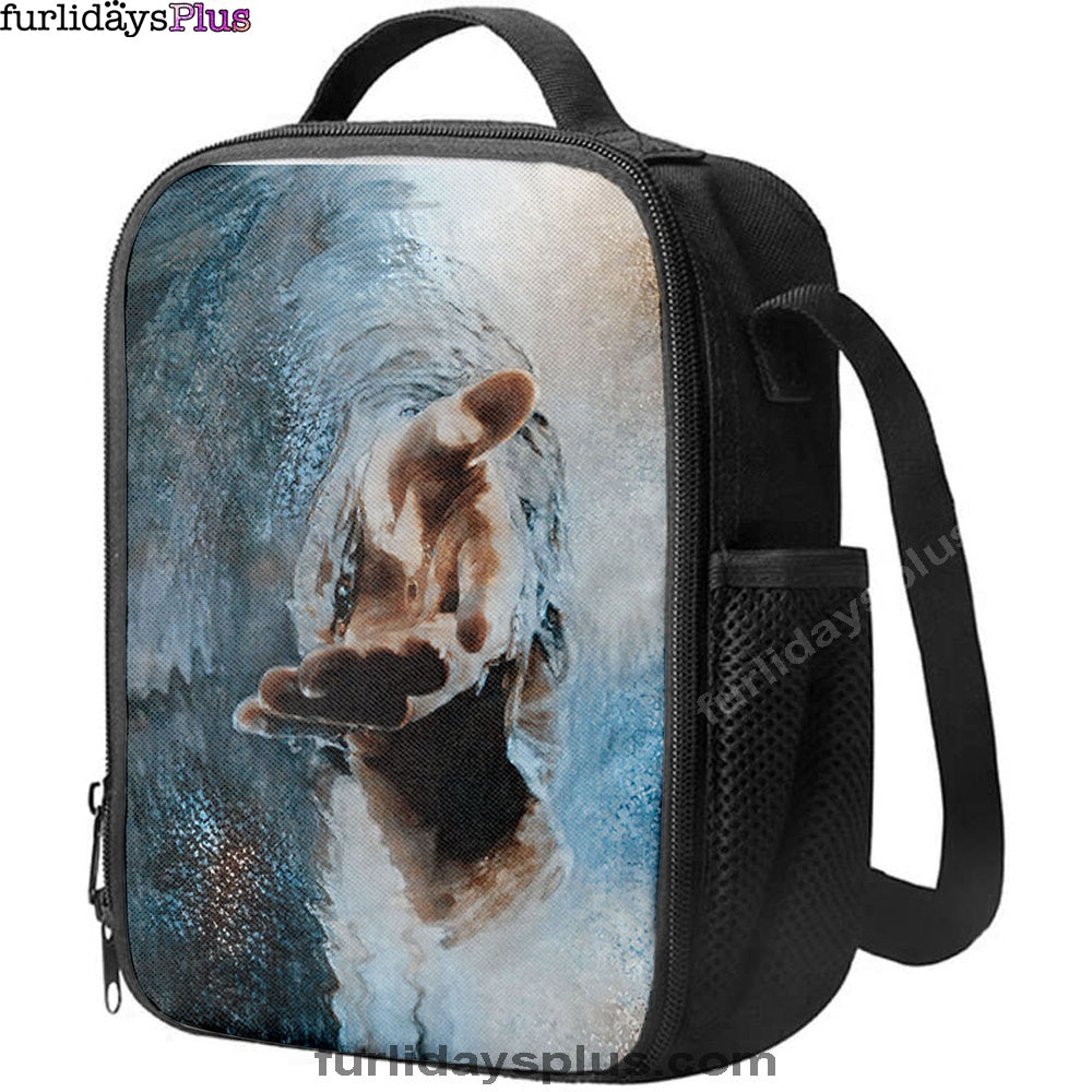 The Saving Hand Of God Lunchbag, Christian Lunchbag, Bible Verse Lunch Bag