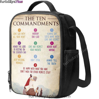 The Ten Commandment Lunchbag Lunch Bag, Christian Lunchbag Lunch Bag