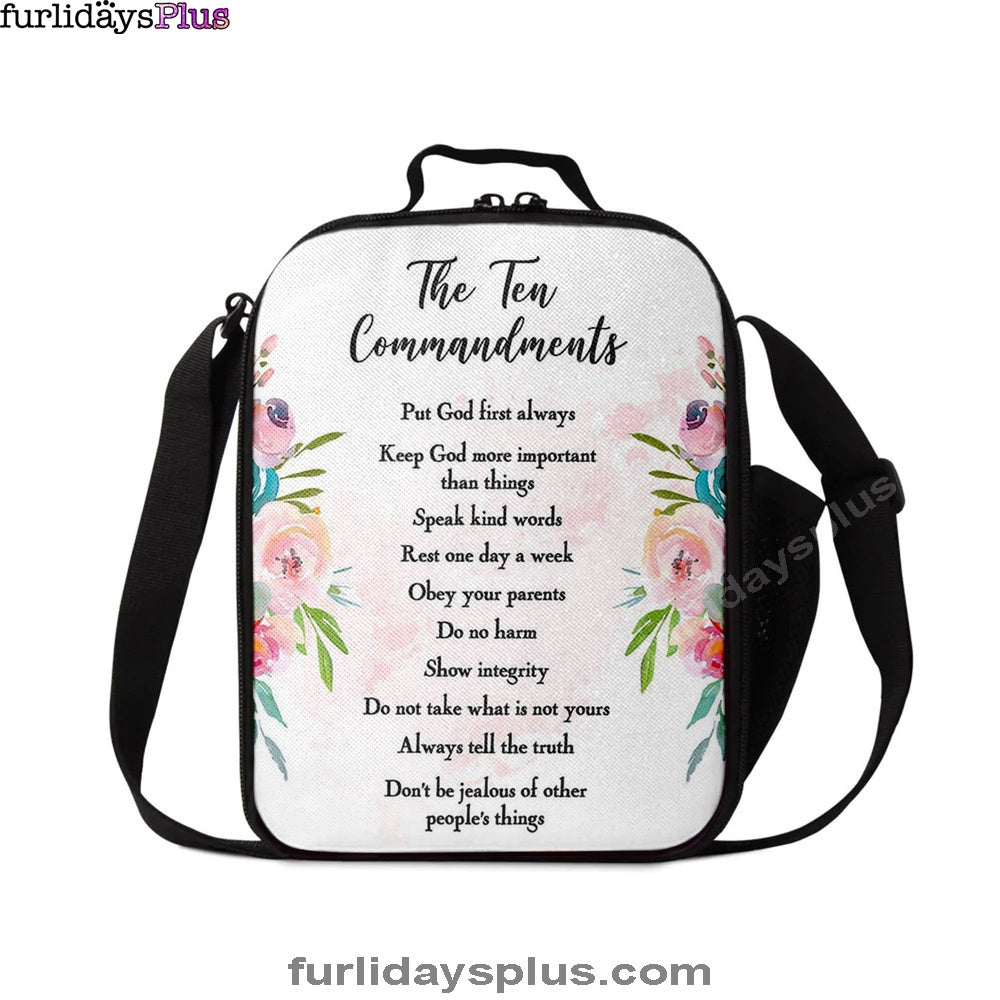 The Ten Commandments Lunchbag For Classroom Church Sunday School Or Homeschool