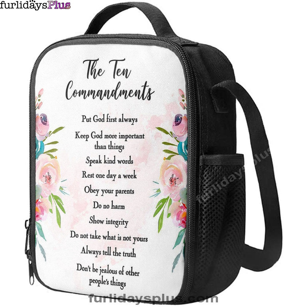 The Ten Commandments Lunchbag For Classroom Church Sunday School Or Homeschool