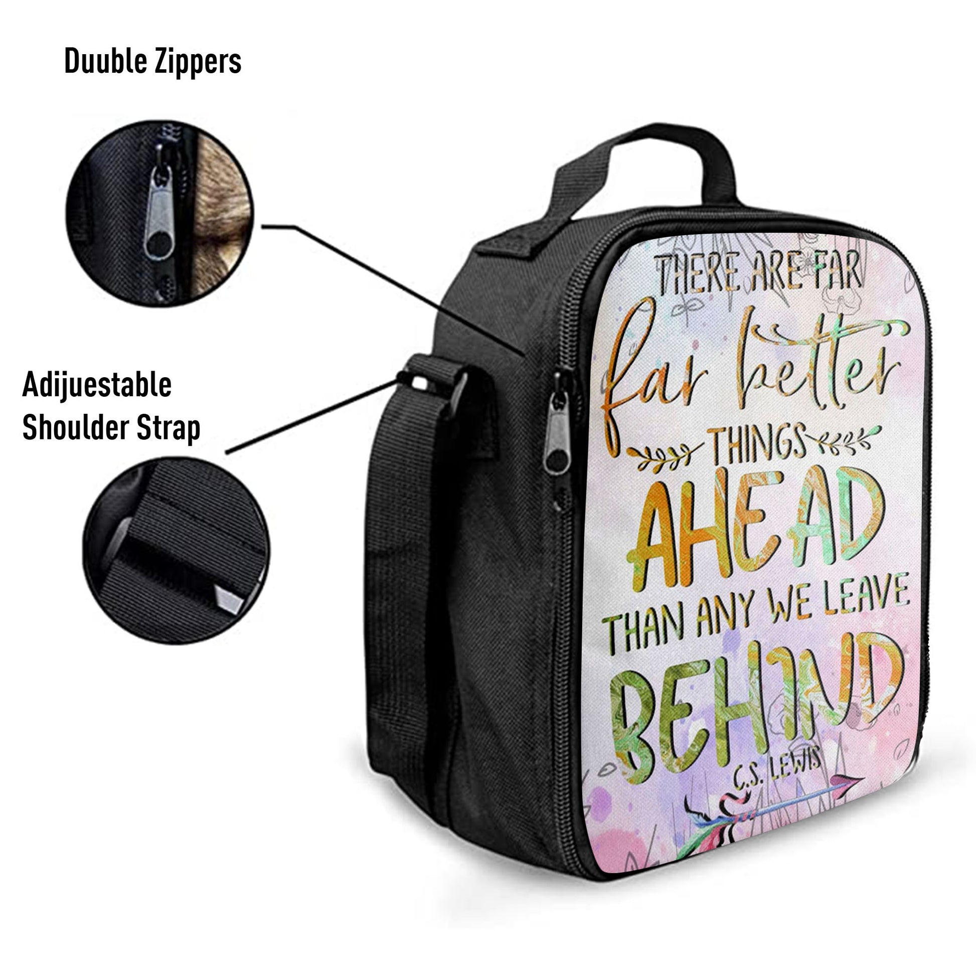 There Are Far Better Things Ahead Than Any We Leave Behind Lunchbag, Bible Verse Lunchbag, Scripture Lunch Bag