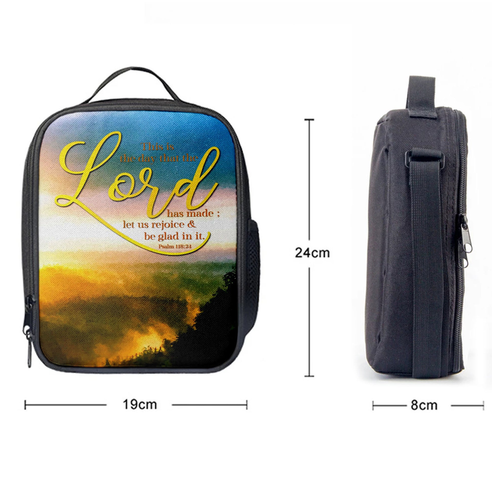 This Is The Day That The Lord Has Made Psalm 11824 Christian Lunchbag, Bible Verse Lunchbag, Scripture Lunch Bag