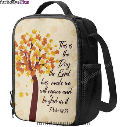 This Is The Day The Lord Has Made Psalm 11824 Thanksgiving Lunchbag, Bible Verse Lunchbag, Scripture Lunch Bag