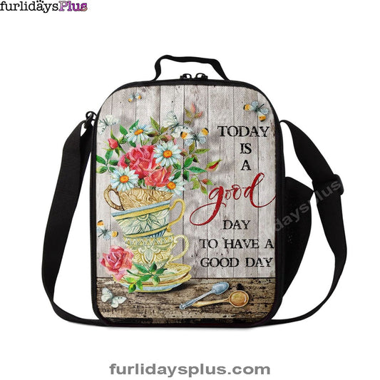 Today Is A Good Day Daisy Lunchbag Lunch Bag, Christian Lunchbag Lunch Bag