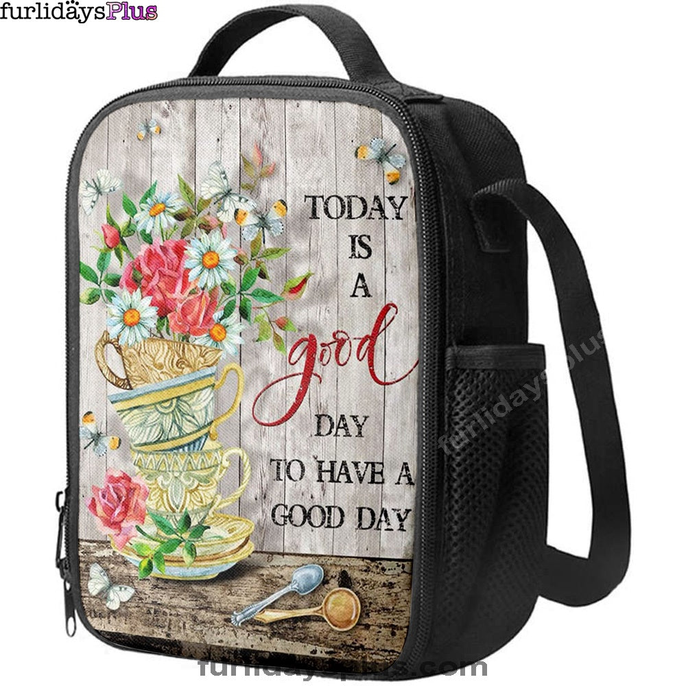 Today Is A Good Day Daisy Lunchbag Lunch Bag, Christian Lunchbag Lunch Bag