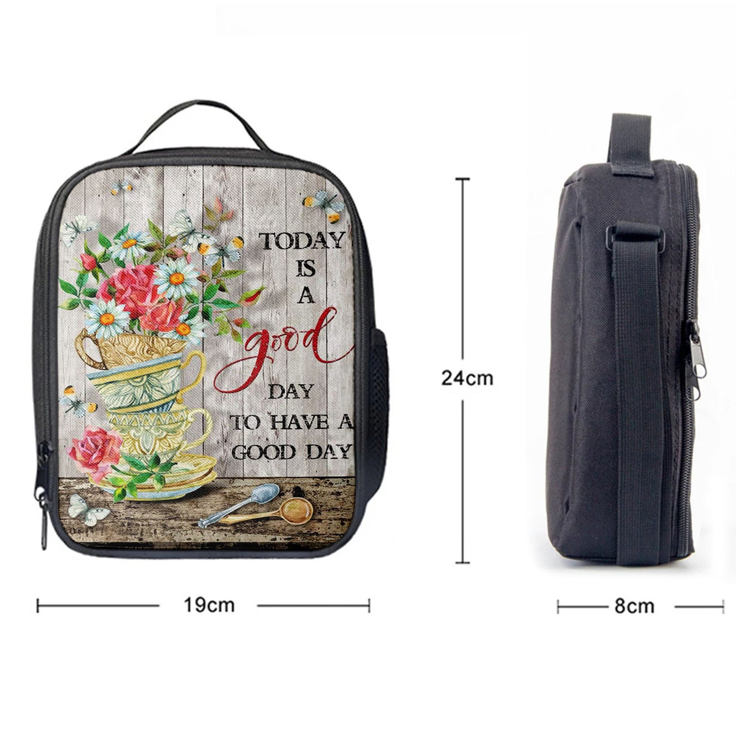 Today Is A Good Day Daisy Lunchbag Lunch Bag, Christian Lunchbag Lunch Bag
