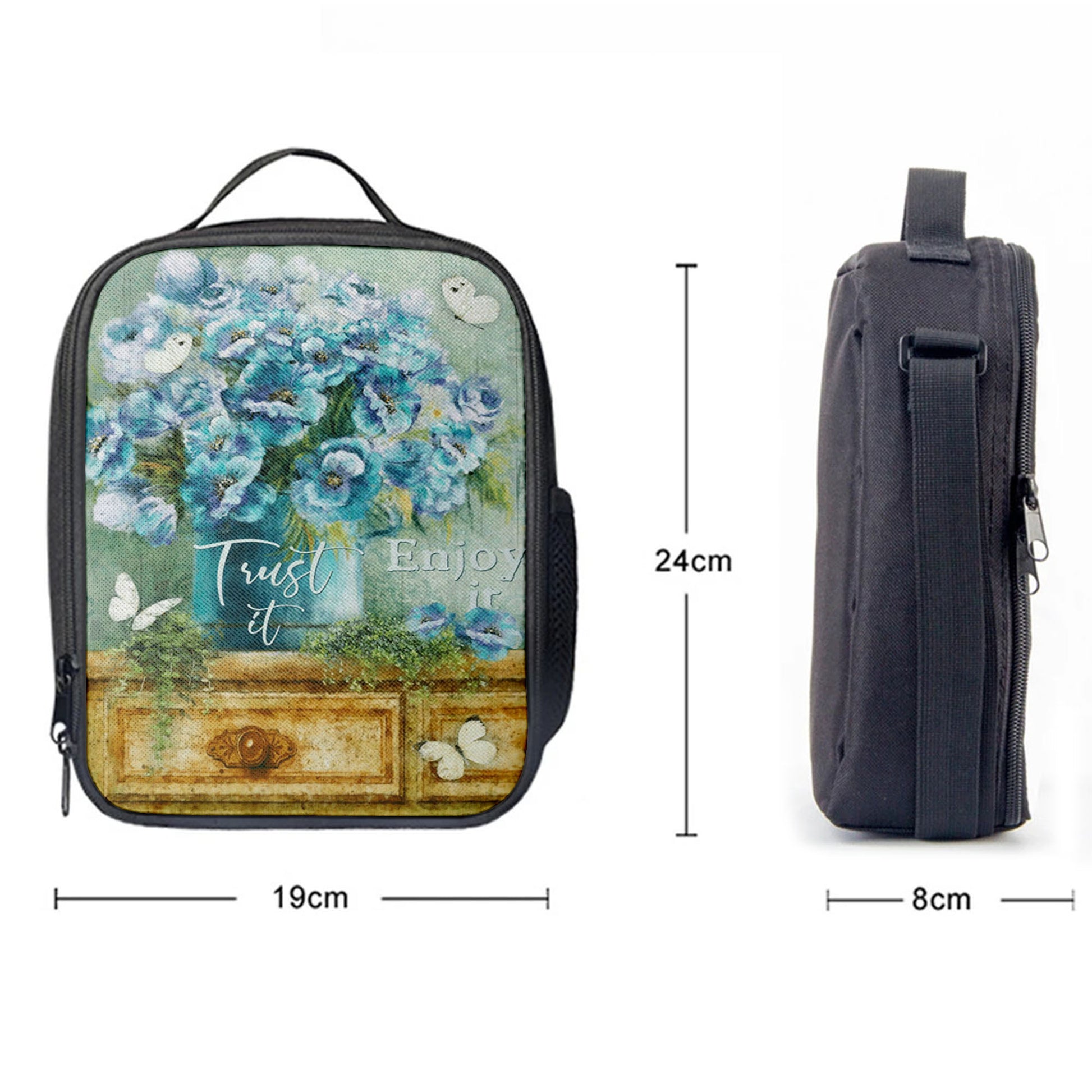 Trust It Enjoy It God Lunchbag, Christian Lunchbag, Bible Verse Lunch Bag