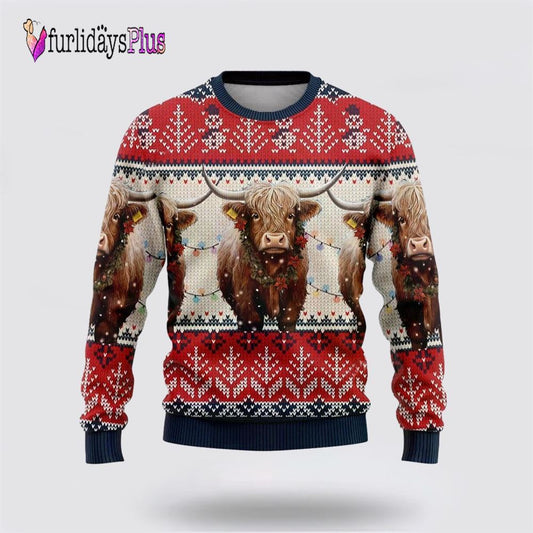 Tx Longhorn Ugly Christmas Sweaters For Men Women, Christmas Gift, Christmas Winter Fashion, Farmers Sweater