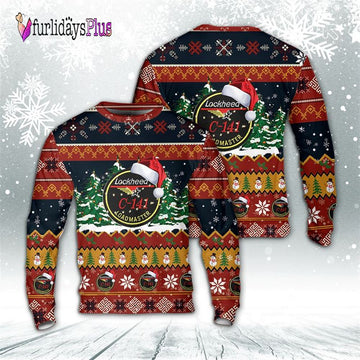 US Air Force C 141 Loadmaster Christmas AOP Sweater