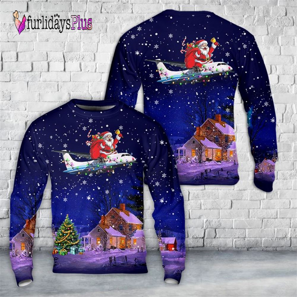 US Air Force Dornier C 146A Wolfhound Of 524th Special Operations Squadron Christmas Sweater
