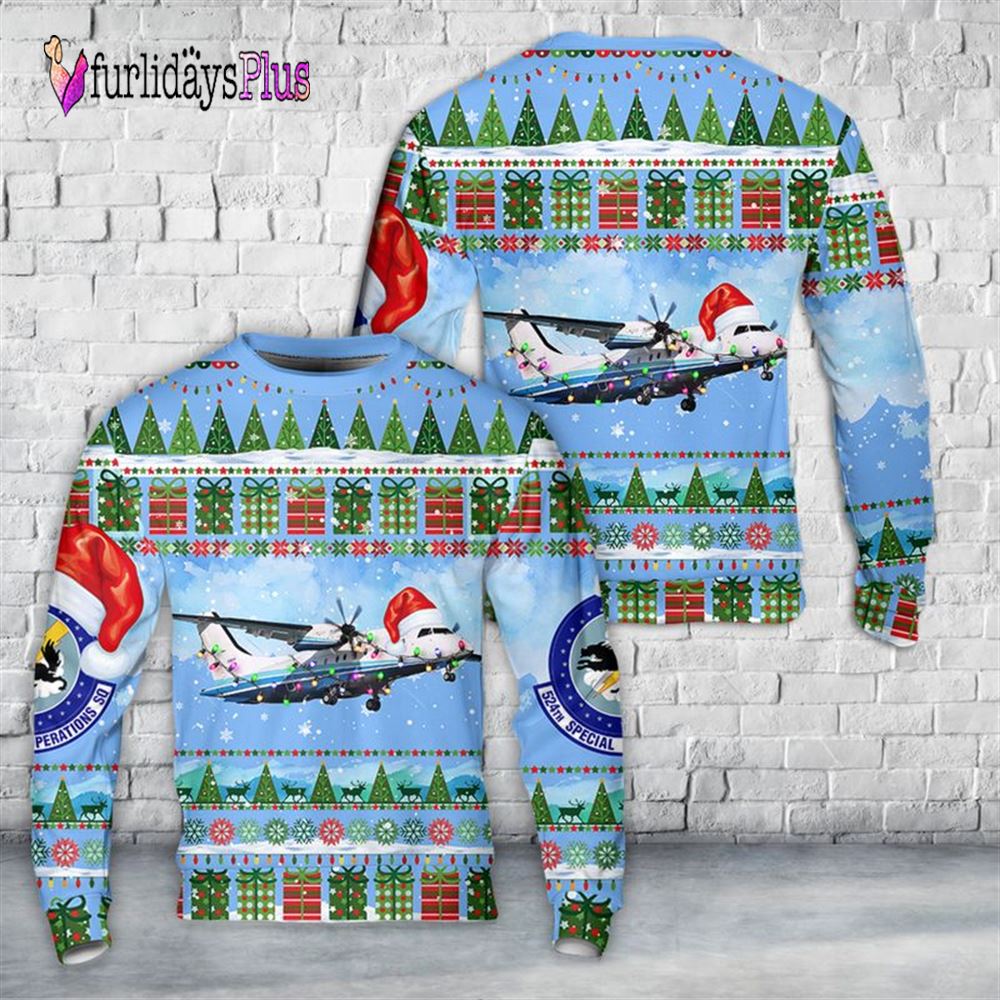 US Air Force Dornier C 146A Wolfhound Of 524th Special Operations Squadron Ugly Sweater