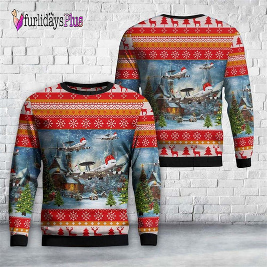 US Air Force E 3 AWACS Christmas Sweater