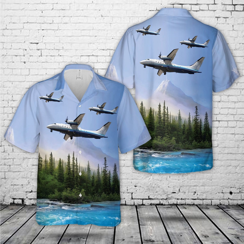 US Air Force Hawaiian Shirt, USAF C-146A Wolfhound, Air Force Special Operations Command, #13075 Hawaiian Shirt