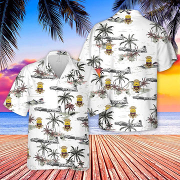 US Air Force Hawaiian Shirt, US Air Force 390th Bombardment Group (H) Boeing B-17 Flying Fortress I'll Be Around Hawaiian Shirt