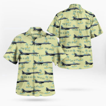 US Air Force Hawaiian Shirt, US Air Force 7th Bomb Wing (7 BW) Rockwell B-1 Lancer Hawaiian Shirt