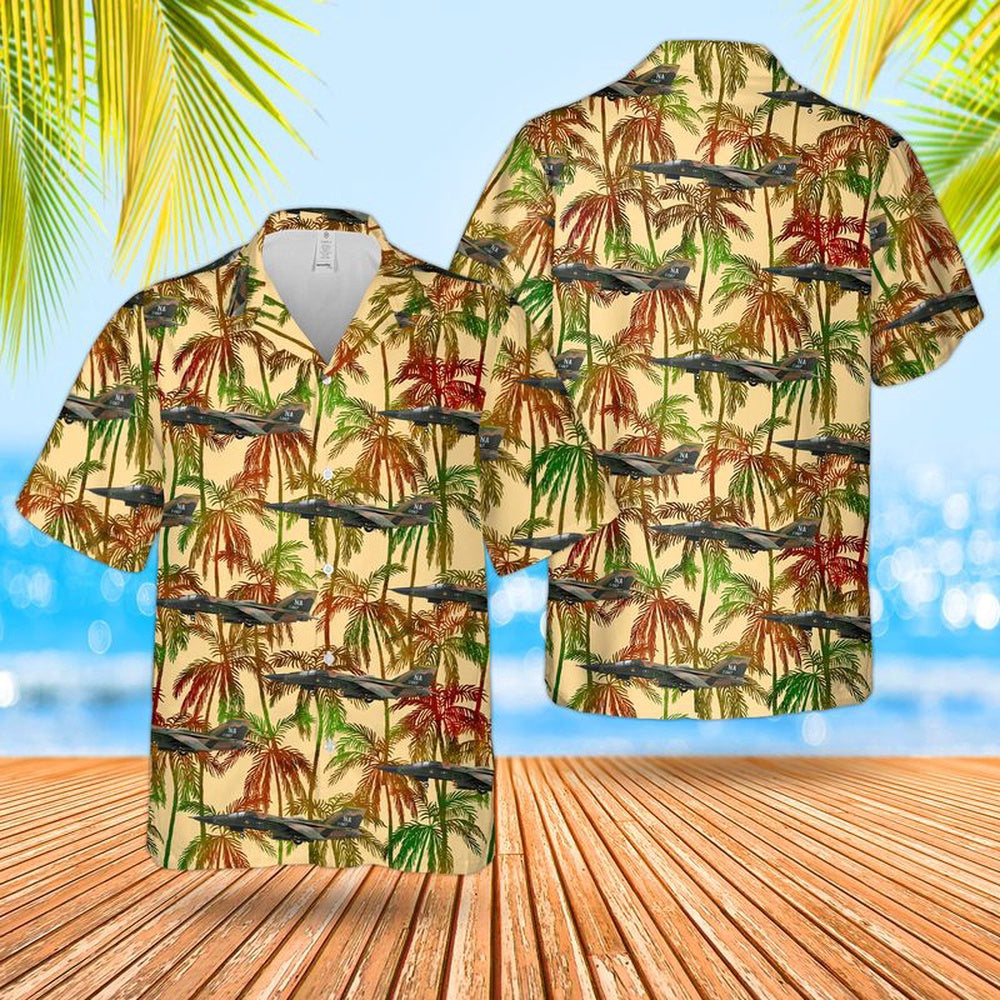 US Air Force Hawaiian Shirt, US Air Force General Dynamics F-111A Aardvark Of 474th Tactical Fighter Wing Hawaiian Shirt