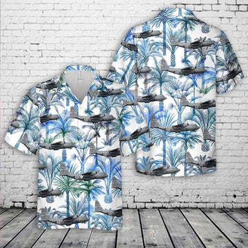 US Air Force Hawaiian Shirt, US Air Force Kentucky C-130H Hercules Hawaiian Shirt