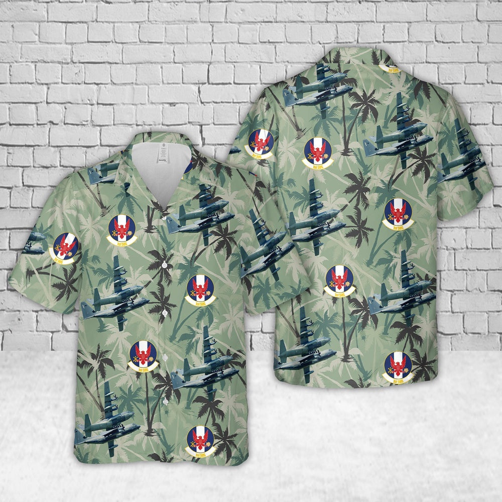 US Air Force Hawaiian Shirt, US Air Force Lockheed Martin MC-130J Commando II Of 1st Special Operations Squadron Hawaiian Shirt