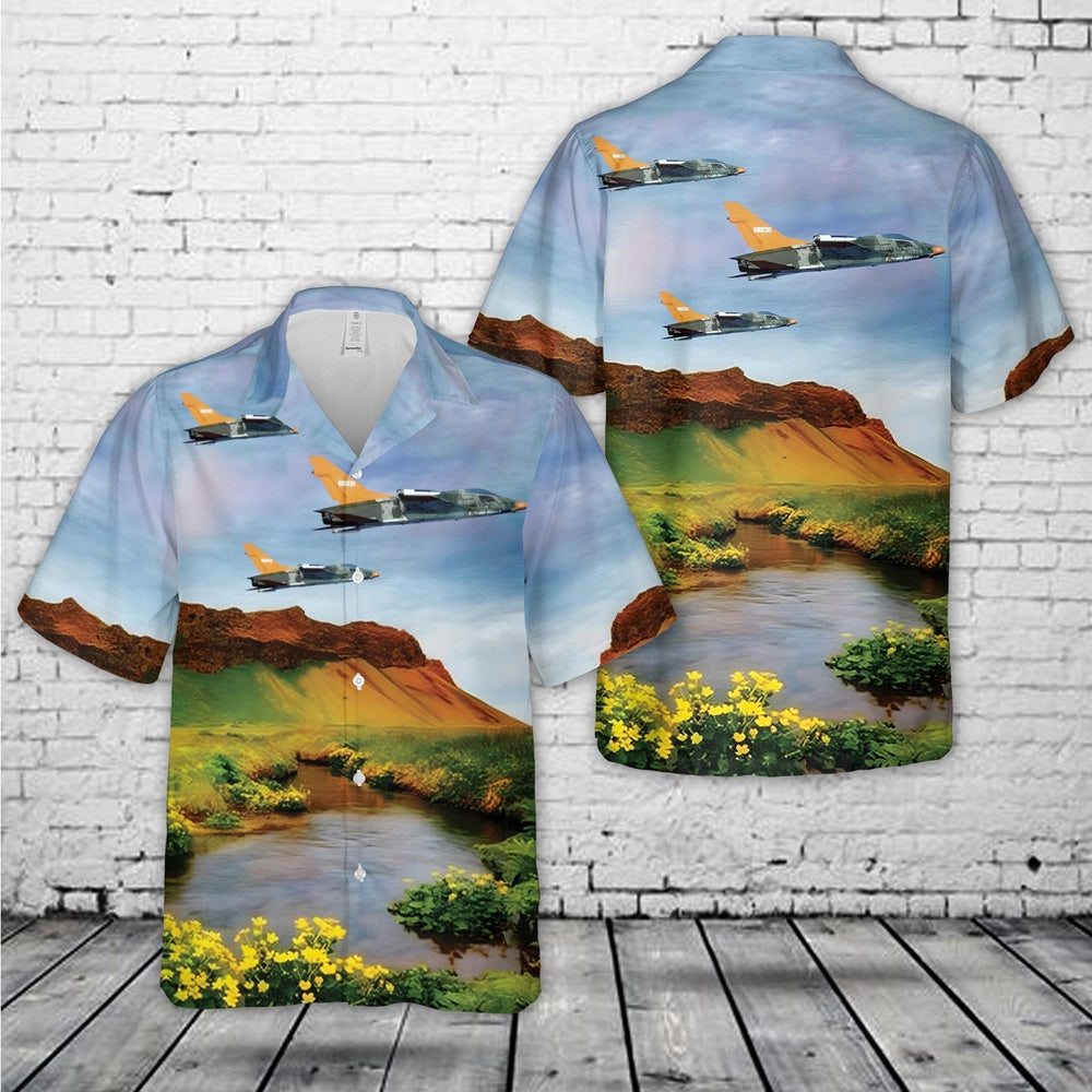 US Air Force Hawaiian Shirt, US Air Force North American QF-100D Super Sabre target drone (sn 56-3109) Hawaiian Shirt