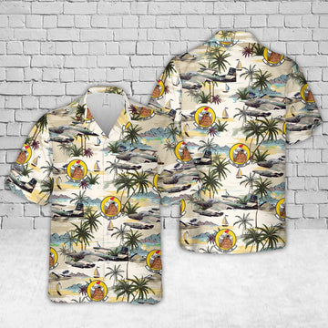 US Air Force Hawaiian Shirt, US Air Force OA-37B Dragonfly aircraft from the 169th Tactical Air Support Squadron Hawaiian Shirt