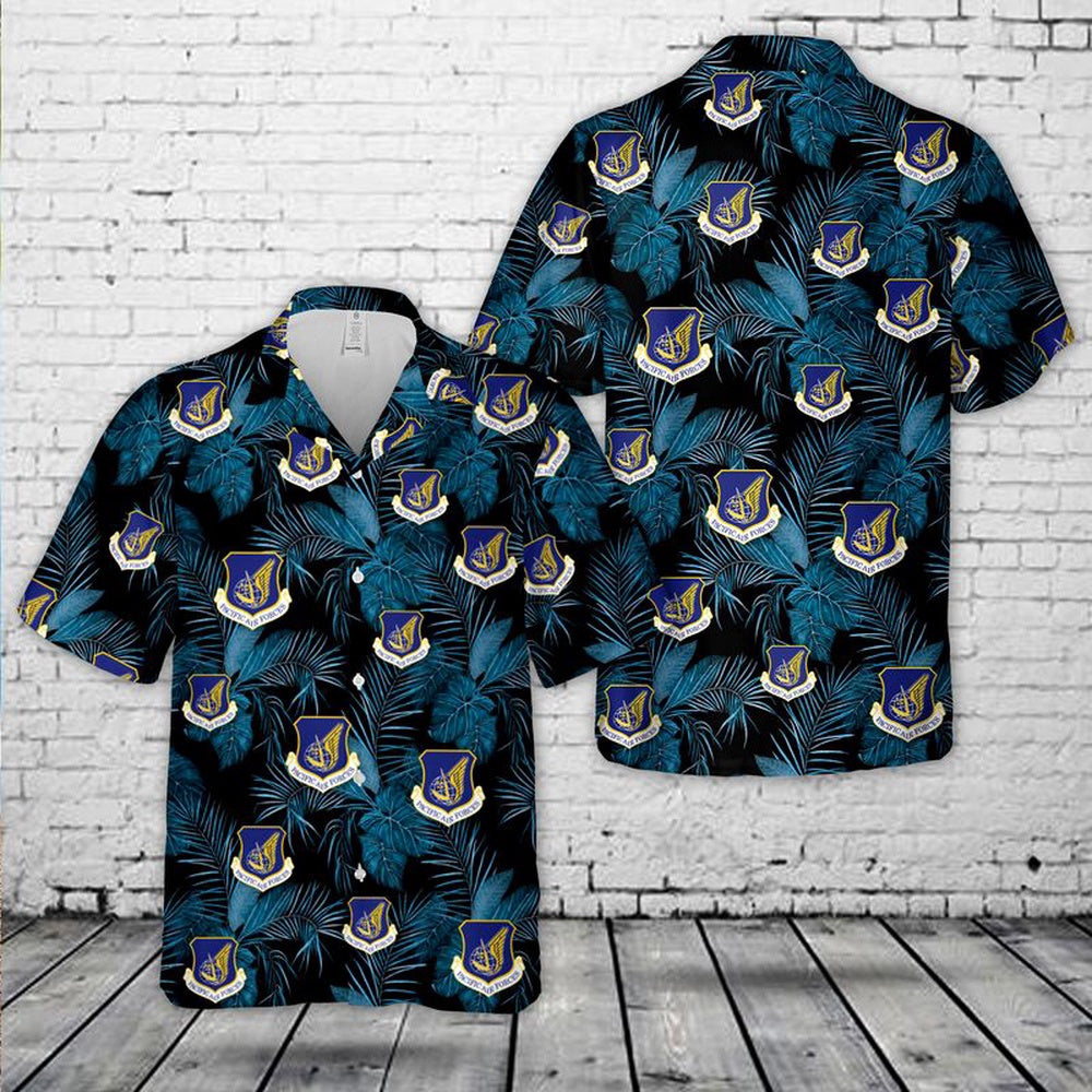 US Air Force Hawaiian Shirt, US Air Force Pacific Air Forces (PACAF) Hawaiian Shirt