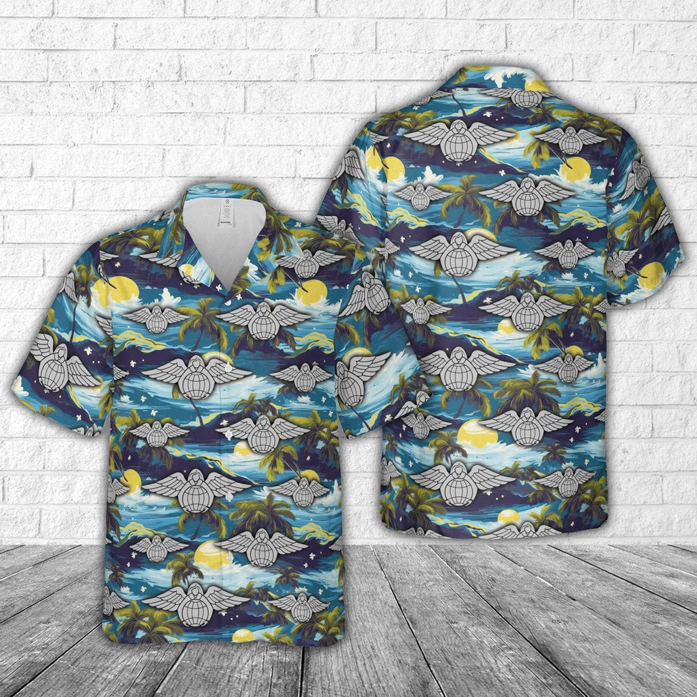 US Air Force Hawaiian Shirt, US Air Force Pararescue (PJ) Angel of Mercy Rescue Hawaiian Shirt