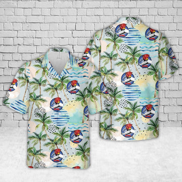 US Air Force Hawaiian Shirt, US Air Force Rapid Engineer Deployable Heavy Operational Repair Squadron Engineer (RED HORSE) Hawaiian Shirt