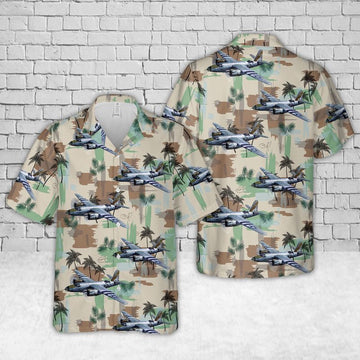 US Air Force Hawaiian Shirt, US Air Forces Martin B-26 Marauder Dee Feater X2-A WW2 Hawaiian Shirt