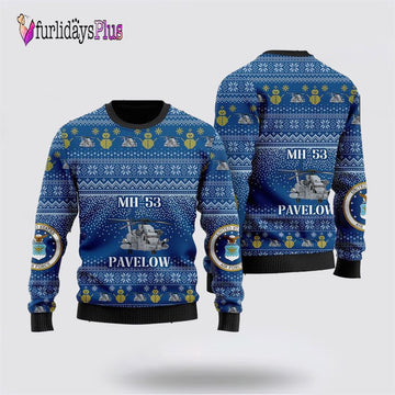 US Air Force Sikorsky MH-53 Pave Low Christmas Sweater 3D, Christmas Gift For Military Personnel