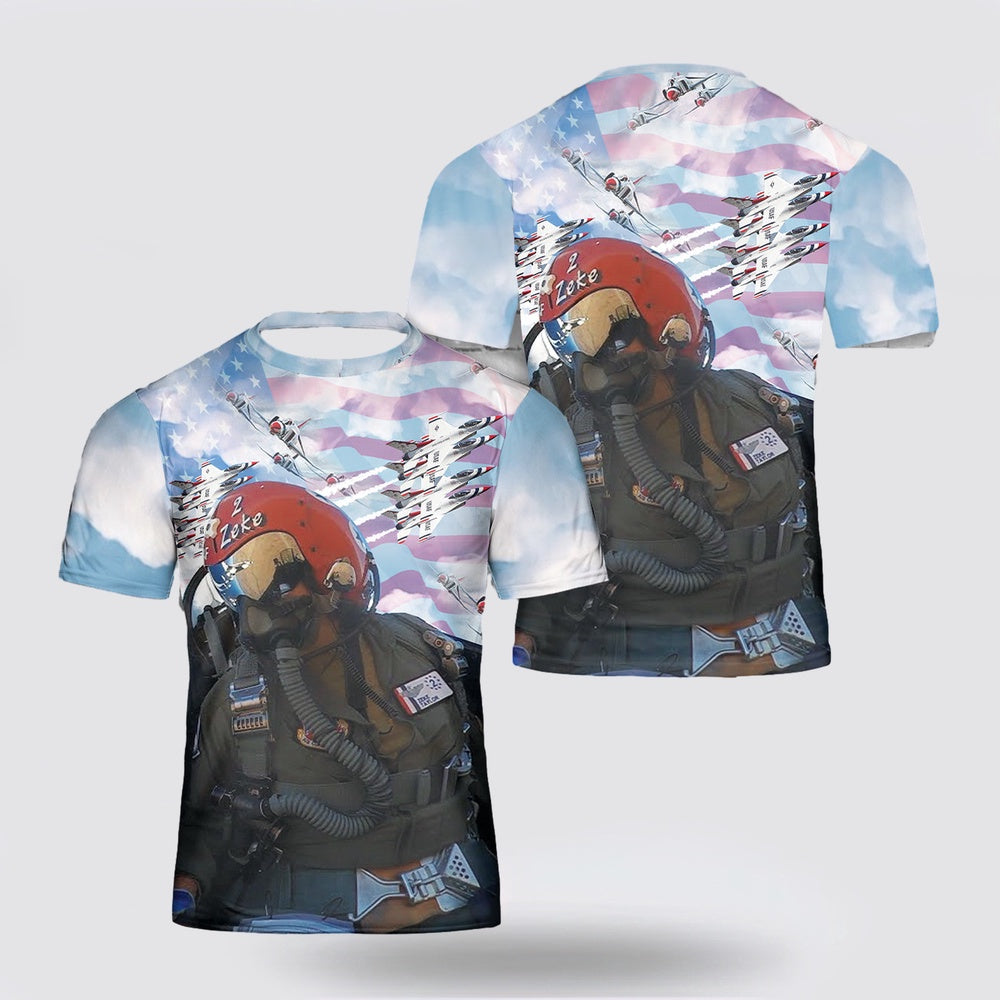 US Air Force T Shirt, US Air Force Thunderbirds 3D T Shirt, US Air Force Shirt