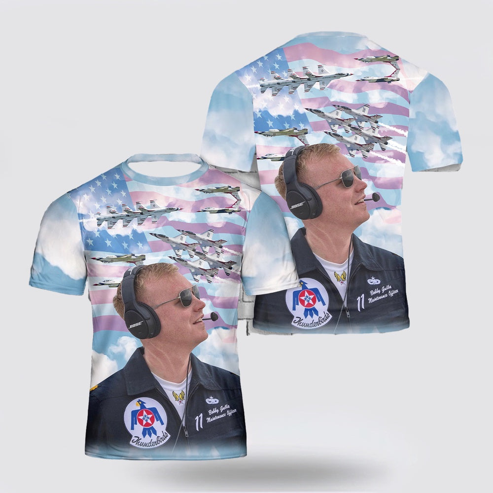 US Air Force T Shirt, US Air Force Thunderbirds Swag 11 3D T Shirt, US Air Force Shirt