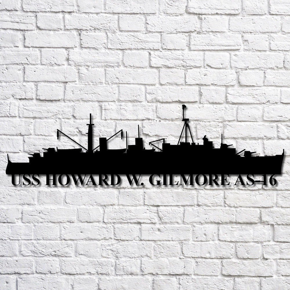 USS Howard W. Gilmore (AS-16) underway in Subic Bay, Phillippines, on USS Howard W. Gilmore (AS-16) underway in Subic Bay, Phillippines, on