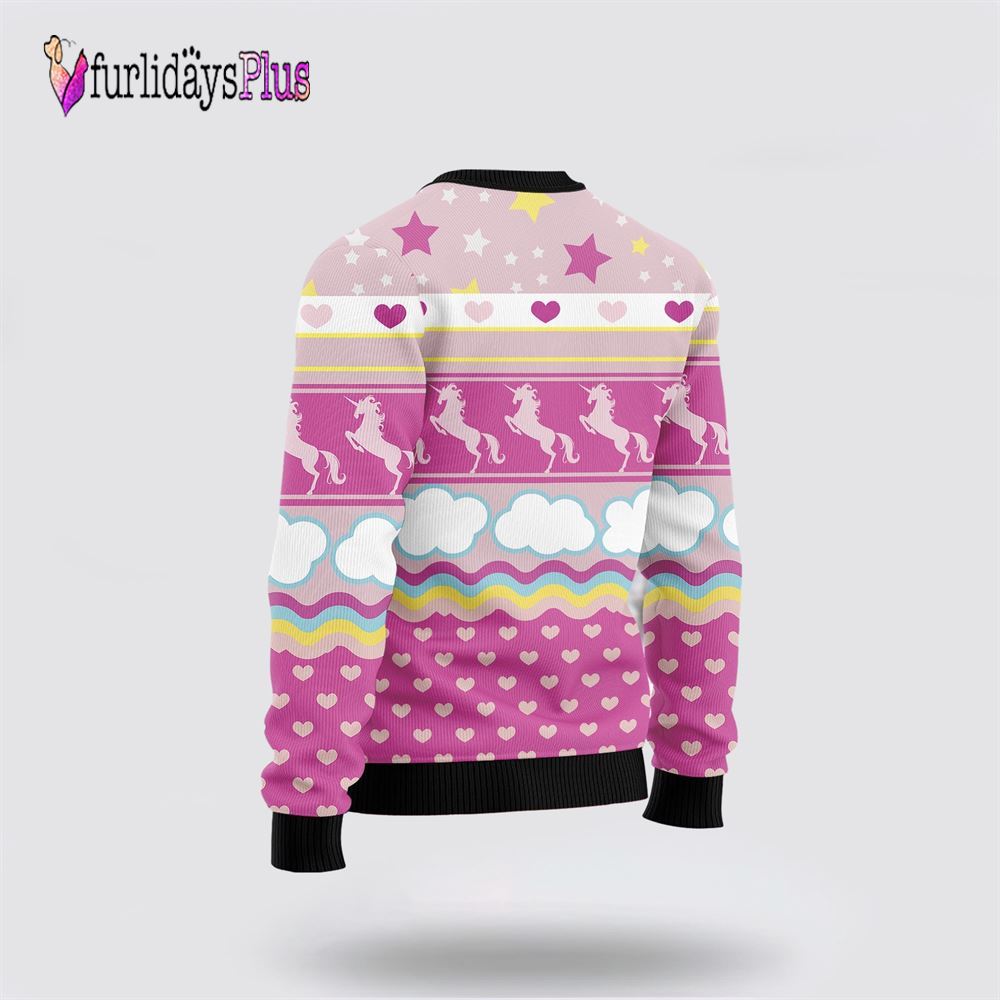 Unicorn Believe In Magic Ugly Christmas Sweater, Best Gift For Christmas