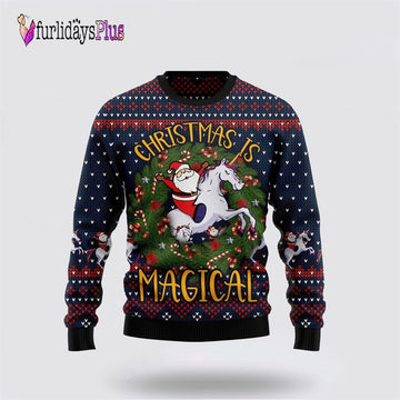 Unicorn Christmas Is Magical Ugly Christmas Sweater, Best Gift For Christmas
