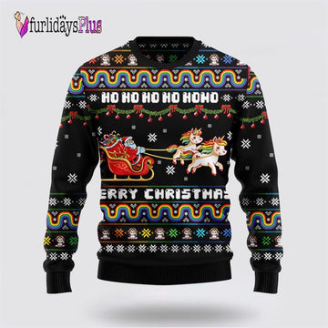 Unicorn Merry Christmas Ugly Christmas Sweater, Best Gift For Christmas