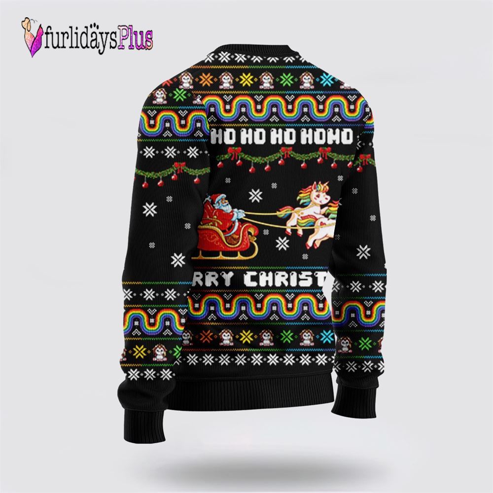 Unicorn Merry Christmas Ugly Christmas Sweater, Best Gift For Christmas