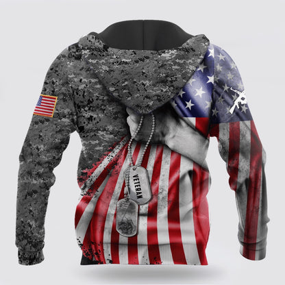 Us Air Force Tag Custom Name 3D Hoodie For Men And Women Hoodie