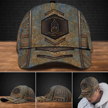 Us Army Baseball Cap, US Army Military Veteran Hat Cap Custom Cap