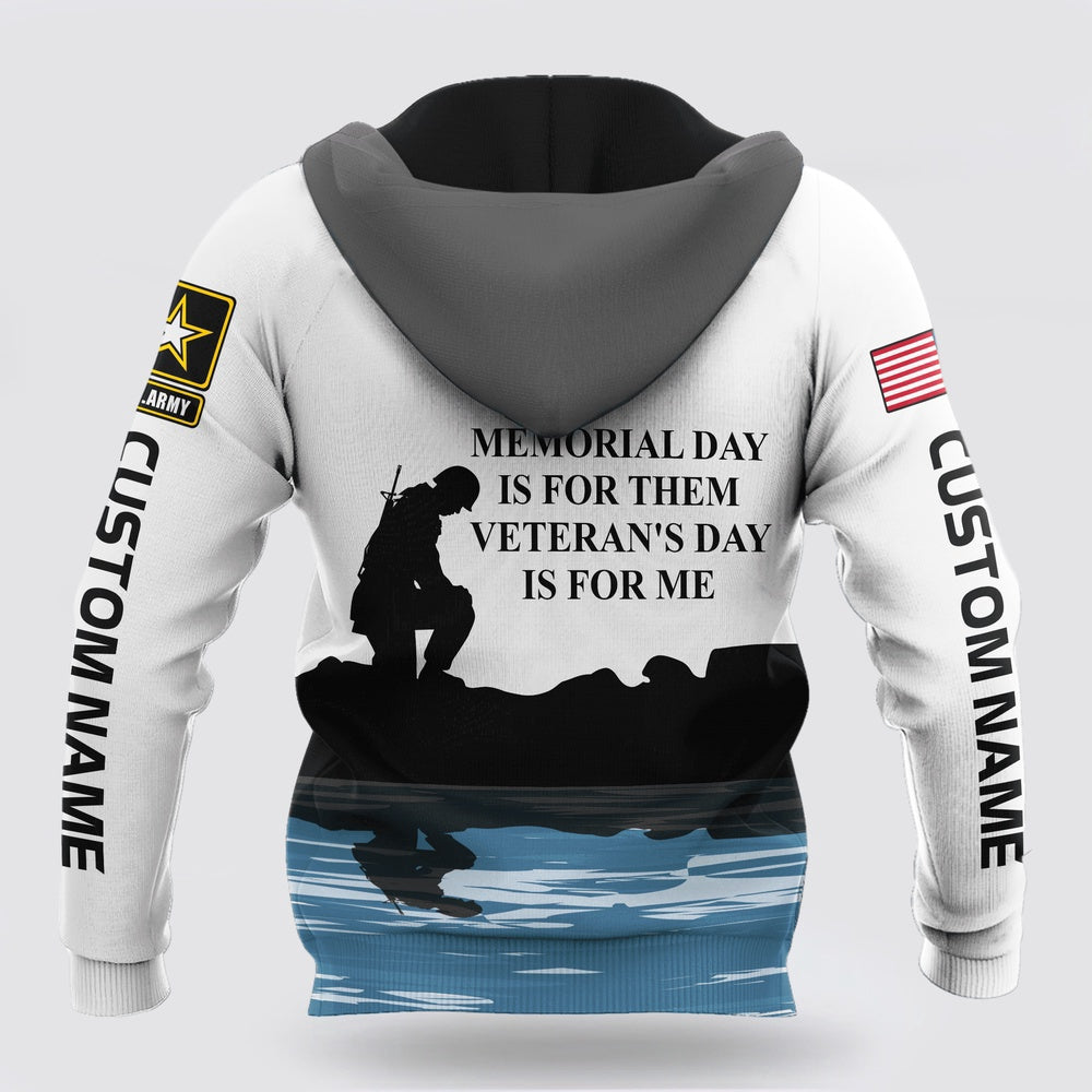 Us Army Hoodie, Freedom Is Not Free Us Army Veterans 3D Hoodie