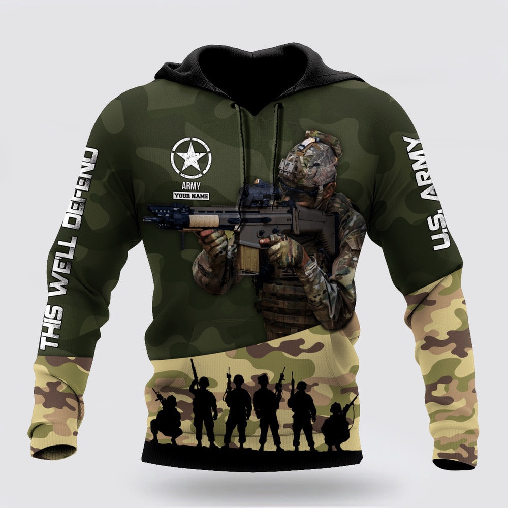 Us Army Hoodie, US Army Us Army Veterans 3D Hoodie For Men And Women