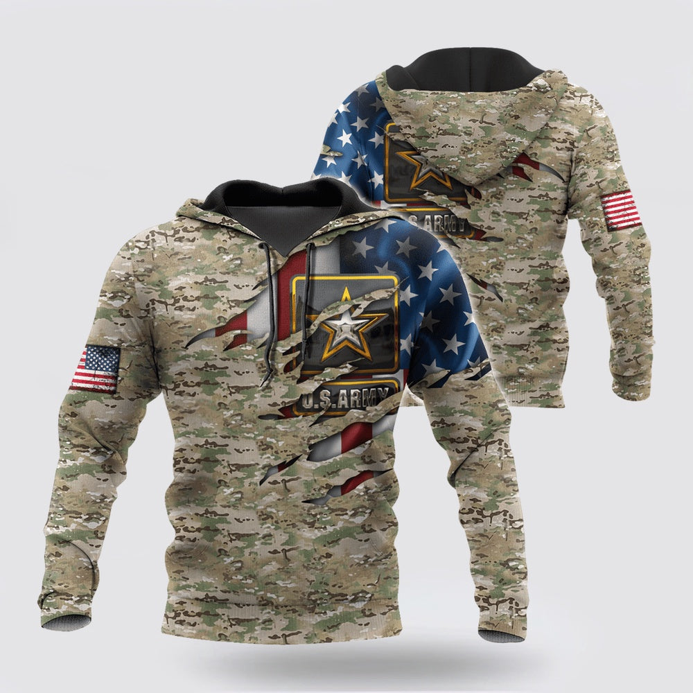 Us Army Hoodie, US Army Veteran Hoodie Shirt