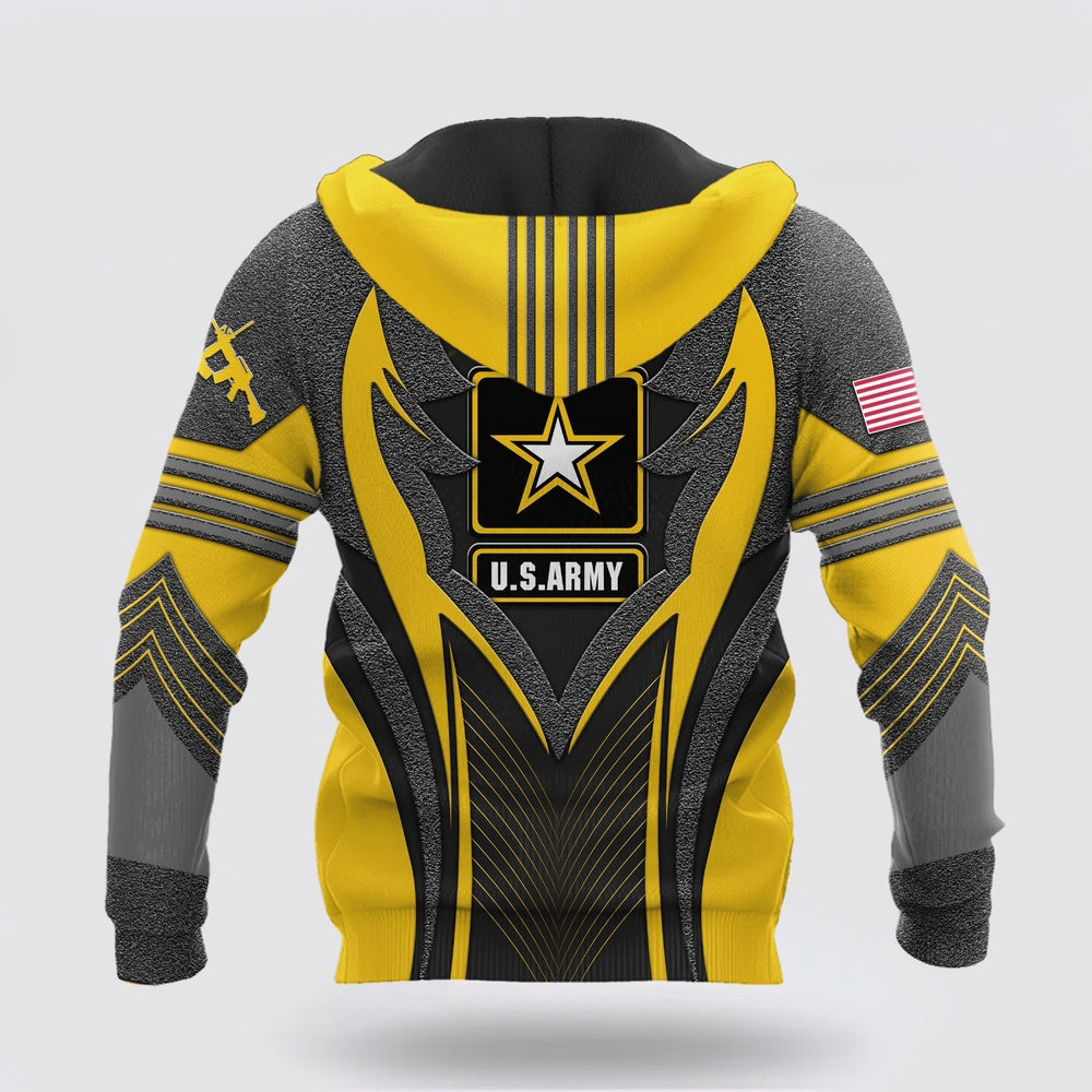 Us Army Hoodie, US Army Yellow Metal shirts